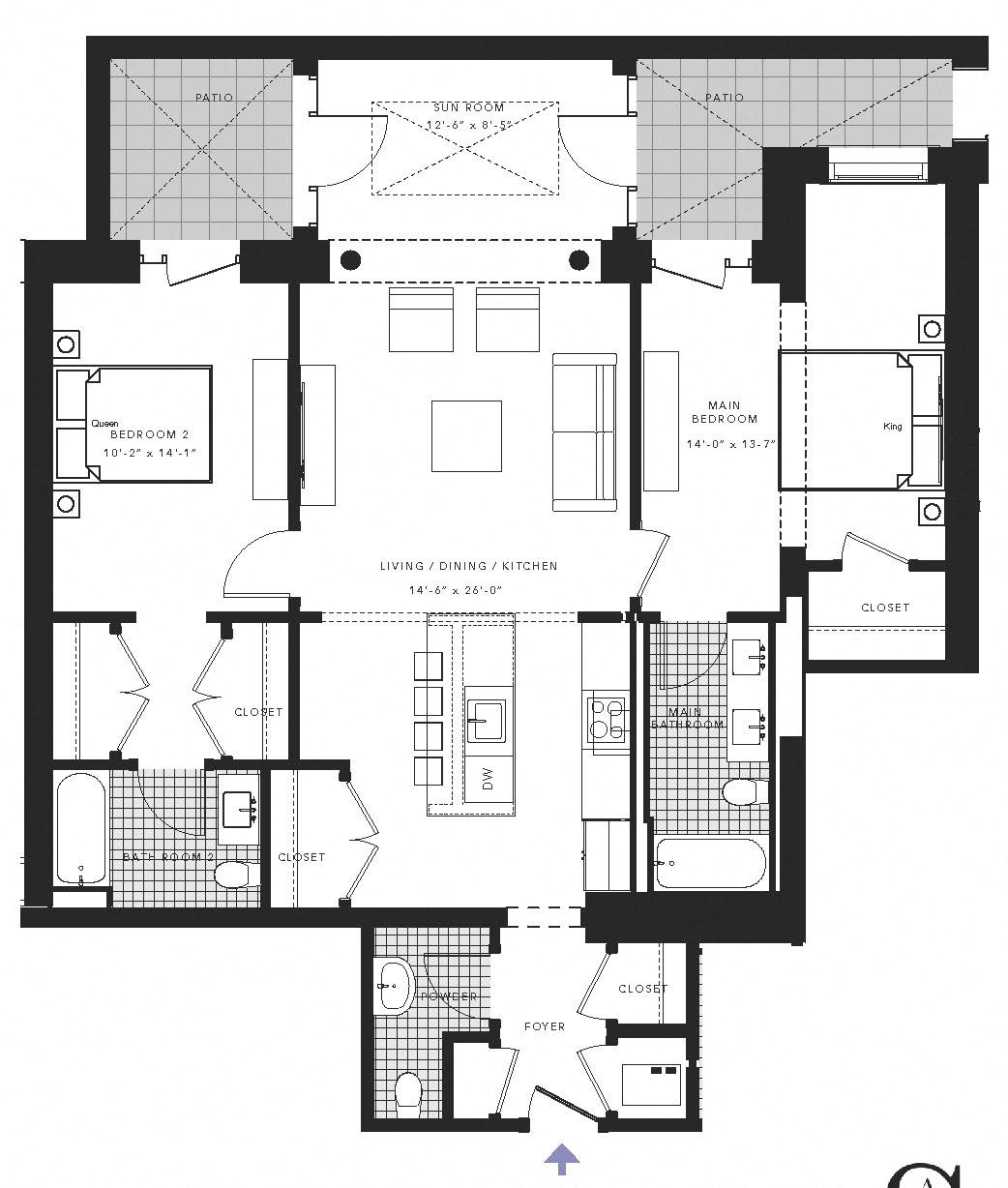 Suite A Floorplan